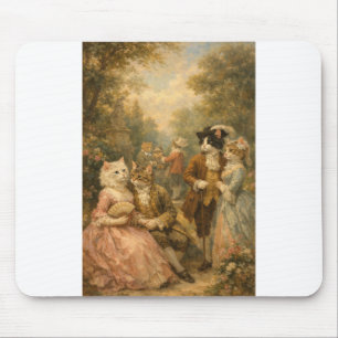 Rococo Tuin Katten Vergaderen Muismat