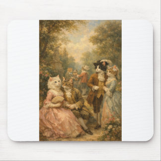 Rococo Tuin Katten Vergaderen Muismat