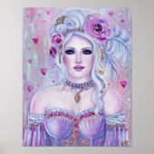 Rococo valentijn fantasy art van Renee Lavoie Poster (Voorkant)