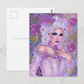 Rococo valentine fantasy art by Renee Lavoie Briefkaart (Voorkant / Achterkant)