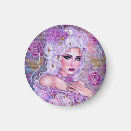 Rococo valentine fantasy art by Renee Lavoie Magneet (Voorkant)