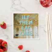 Rococo Verjaardagsfeest Marie Antoinette Bold Blue Servet (Insitu)