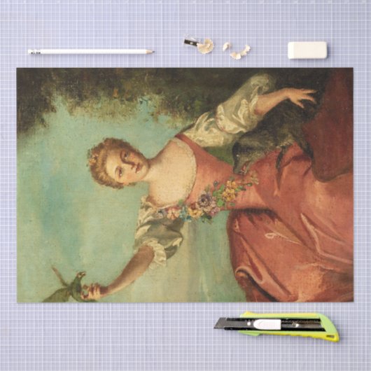  Rococo Victoriaans Edwardian Tissuepapier (Craft)