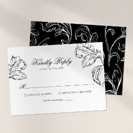 Rococo Vintage Wedding RSVP