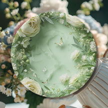 Rococo Vlinder Tuin Galentine Bloemrijke Elegantie