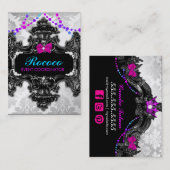 Rococo Wonderland Colorful Visitekaartje (Voorkant / Achterkant)