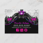 Rococo Wonderland Colorful Visitekaartje (Achterkant)