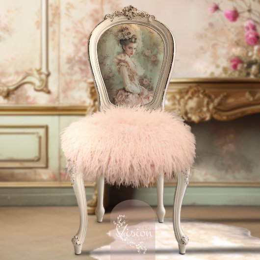 Rococoportret,  Victoriaans vrouw Tissuepapier