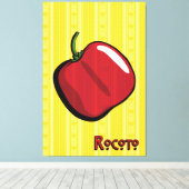 Rocoto Chili Pepper Canvas Art Afdruk (Insitu (Houten vloer))