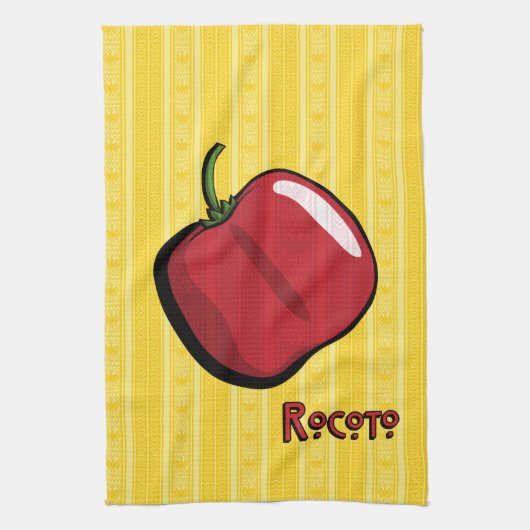 Rocoto Chili Pepper Kitchen Towel Theedoek (Verticaal)