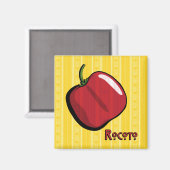 Rocoto Chili Pepper Magnet (Voorkant / Achterkant)