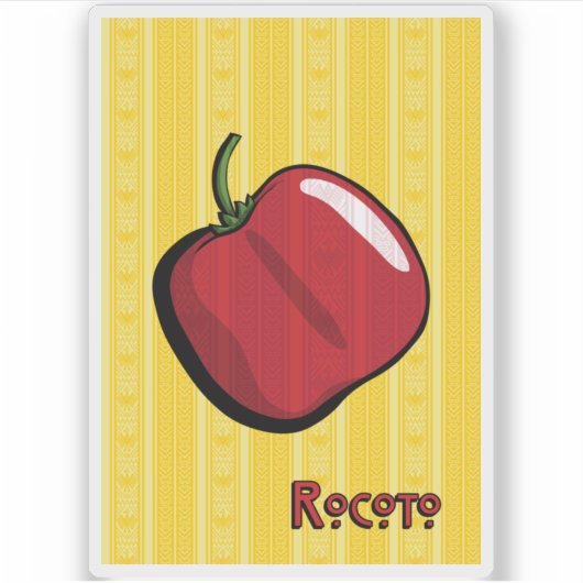 Rocoto Chili Pepper Sticker (Voorkant)