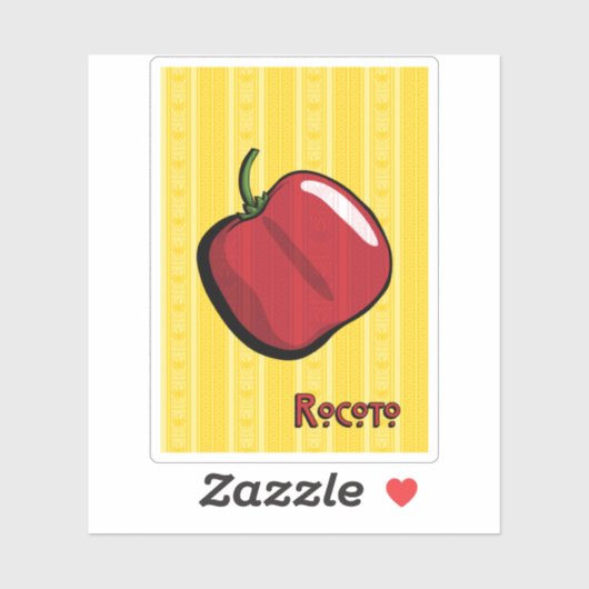 Rocoto Chili Pepper Sticker (Vel)
