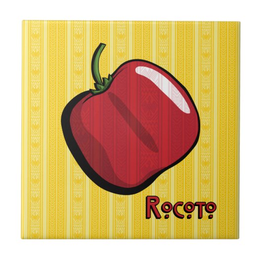 Rocoto Chili Pepper Tegel Tegeltje (Voorkant)