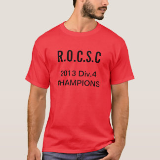 ROCSC 2013 Div.4 Champions T-shirt