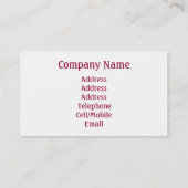 ROCUSSEN VISITEKAARTJE (Achterkant)