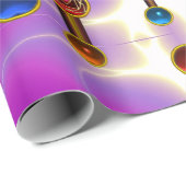 ROD ASCLEPIUS,7 CHAKRAS YOGA LOTUS POSE ,Horus Oog Cadeaupapier (Rol Hoek)