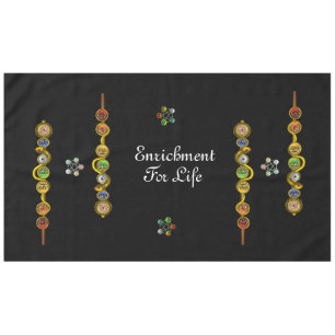 ROD ASCLEPIUS 7 CHAKRAS, YOGA, SPIRITUEEL ENERGY T TAFELKLEED