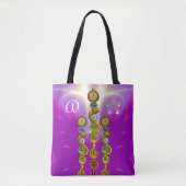 ROD ASCLEPIUS 7 CHAKRAS, YOGA SPIRITUELE ENERGIE R TOTE BAG (Voorkant)