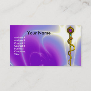 ROD ASCLEPIUS MEDISCHE VERWARMING Monogram Violet  Visitekaartje