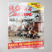Rod & Custom, Karts in Competition Print (Voorkant)