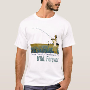Rod en Reel Visten op de Deweense Marsh T-shirt