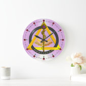 ROD OF ASCLEPIUS DENTIST DENTISTRY SYMBOL ,Lilac Grote Klok (Huis)