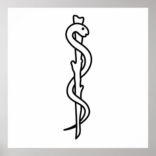 Rod of Asclepius Poster (Voorkant)