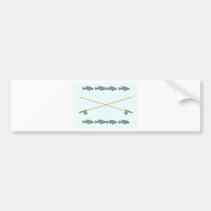 Rod Reel Fish Bumpersticker