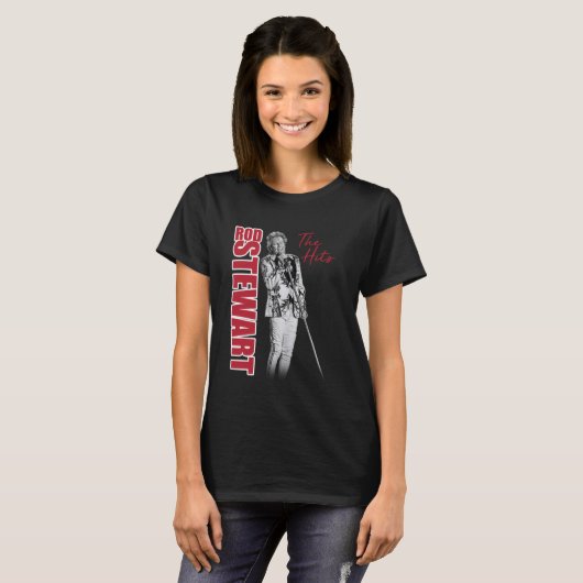 Rod Stewart Las Vegas Foto T-shirt (Voorkant volledig)