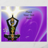 ROD VAN ASCLEPIUS,7 CHAKRAS YOGA LOTUS POSE Pink Flyer (Achterkant)