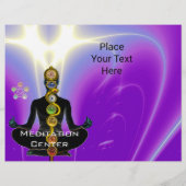 ROD VAN ASCLEPIUS,7 CHAKRAS YOGA LOTUS POSE Pink Flyer (Achterkant)