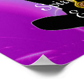 ROD VAN ASCLEPIUS 7 CHAKRAS, YOGA LOTUS POSE Pink Poster (Hoek)