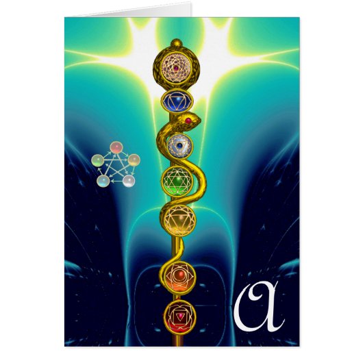 ROD VAN ASCLEPIUS 7 CHAKRAS, YOGA, SPIRITUELE ENER (Voorkant)