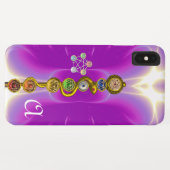 ROD VAN ASCLEPIUS 7 CHAKRAS, YOGA, SPIRITUELE ENER Case-Mate iPhone CASE (Achterkant (horizontaal))