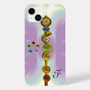 ROD VAN ASCLEPIUS 7 CHAKRAS, YOGA, SPIRITUELE ENER Case-Mate iPhone 14 PLUS HOESJE