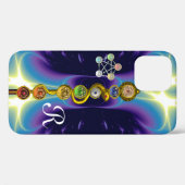 ROD VAN ASCLEPIUS 7 CHAKRAS, YOGA, SPIRITUELE ENER Case-Mate iPhone CASE (Achterkant (horizontaal))