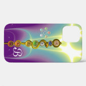 ROD VAN ASCLEPIUS 7 CHAKRAS, YOGA, SPIRITUELE ENER Case-Mate iPhone CASE (Achterkant (horizontaal))