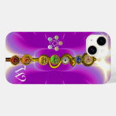 ROD VAN ASCLEPIUS 7 CHAKRAS, YOGA, SPIRITUELE ENER Case-Mate iPhone CASE (Achterkant (horizontaal))
