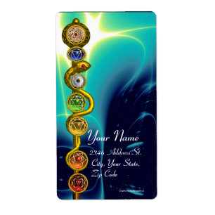ROD VAN ASCLEPIUS 7 CHAKRAS, YOGA, SPIRITUELE ENER ETIKET