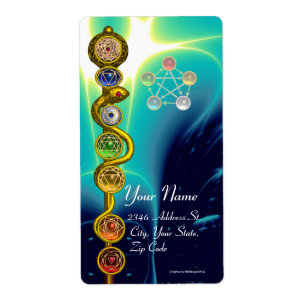 ROD VAN ASCLEPIUS 7 CHAKRAS, YOGA, SPIRITUELE ENER ETIKET