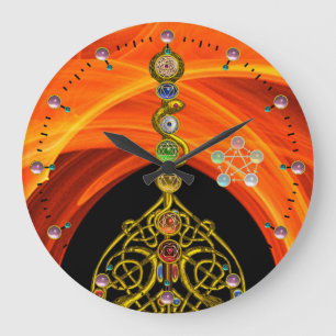 ROD VAN ASCLEPIUS 7 CHAKRAS, YOGA, SPIRITUELE ENER GROTE KLOK