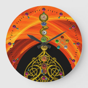 ROD VAN ASCLEPIUS 7 CHAKRAS, YOGA, SPIRITUELE ENER GROTE KLOK