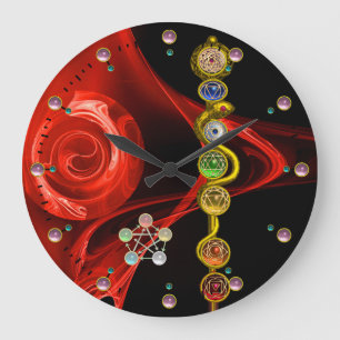 ROD VAN ASCLEPIUS 7 CHAKRAS, YOGA, SPIRITUELE ENER GROTE KLOK