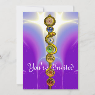 ROD VAN ASCLEPIUS 7 CHAKRAS, YOGA, SPIRITUELE ENER KAART