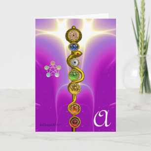 ROD VAN ASCLEPIUS 7 CHAKRAS, YOGA, SPIRITUELE ENER KAART