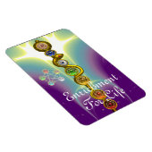 ROD VAN ASCLEPIUS 7 CHAKRAS, YOGA, SPIRITUELE ENER MAGNEET (Rechterzijde)