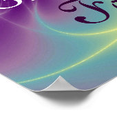 ROD VAN ASCLEPIUS 7 CHAKRAS, YOGA, SPIRITUELE ENER POSTER (Hoek)