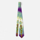 ROD VAN ASCLEPIUS 7 CHAKRAS, YOGA, SPIRITUELE ENER STROPDAS (Achterkant)