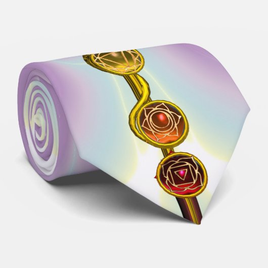 ROD VAN ASCLEPIUS 7 CHAKRAS, YOGA, SPIRITUELE ENER STROPDAS (Opgerold)